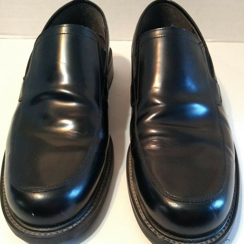 Bass Baxter Leather Dress Casual Slip On Loafer Bl